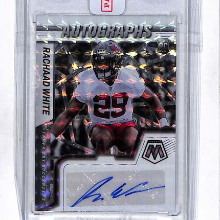 2022 Panini Mosaic Rachaad White #RAM-RWH White 23/25 Auto