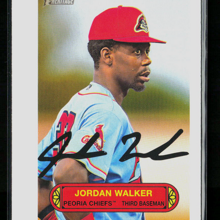 2022 Topps Heritage Minor League Jordan Walker #73PU-17