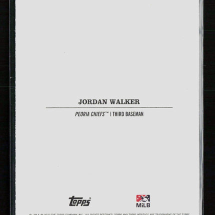 2022 Topps Heritage Minor League Jordan Walker #73PU-17