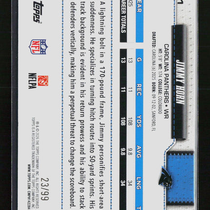 2026 Topps Jimmy Horn #31 Green 23/99