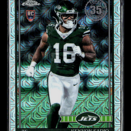 2026 Topps Chrome Kenyon Sadiq #91TRC-38 Mojo Refractor RC