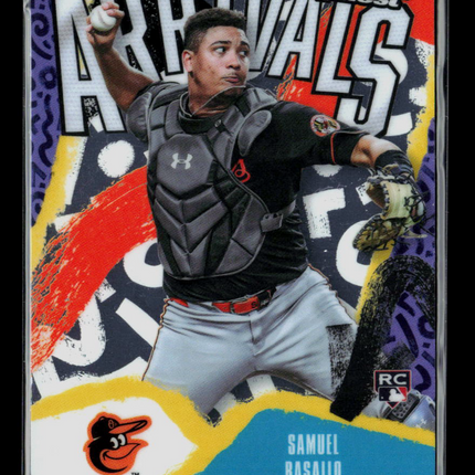 2026 Topps Finest Arrivals Samuel Basallo #A-3 RC