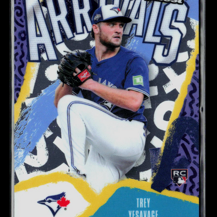 2026 Topps Finest Arrivals Trey Yesavage #A-8 RC