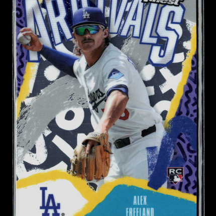 2026 Topps Finest Arrivals Alex Freeland #A-29