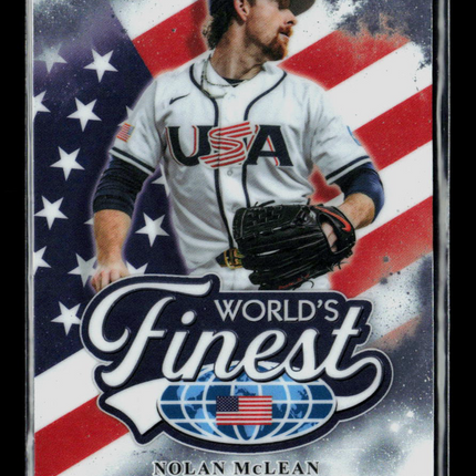 2026 Topps Finest World's Finest Nolan McLean #WF-12