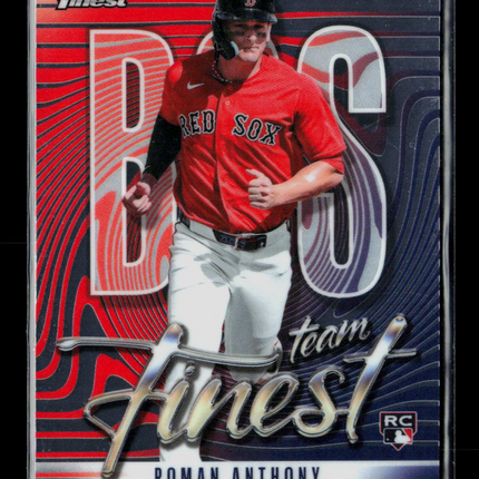 2026 Topps Finest Team Finest Roman Anthony #TF-22 RC