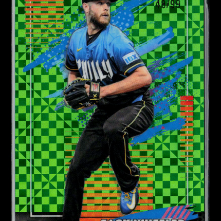 2026 Topps Finest Zack Wheeler #160 Green 48/99