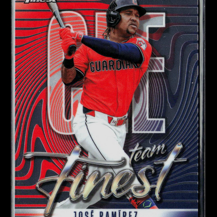 2026 Topps Finest Team Finest Jose Ramírez #TF-10