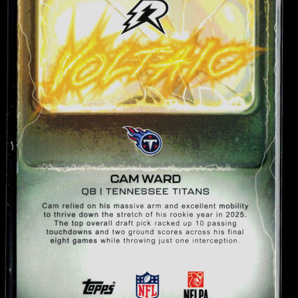 2026 Topps Resurgence Volt Cam Ward #VT-1 Voltaic RC