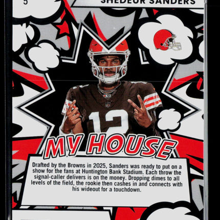 2025 Donruss Optic My House Shedeur Sanders #5 RC