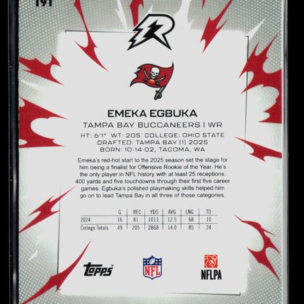 2026 Topps Resurgence  Emeka Egbuka #191 RC Refractor