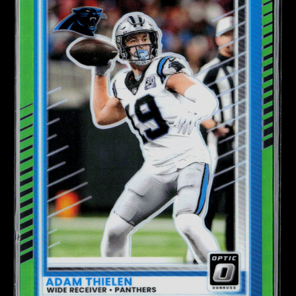 2025 Panini Donruss Optic Adam Thielen #173 Lime Green 094/199