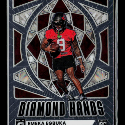 2025 Panini Donruss Optic Diamond Hands Emeka Egbuka #4 RC