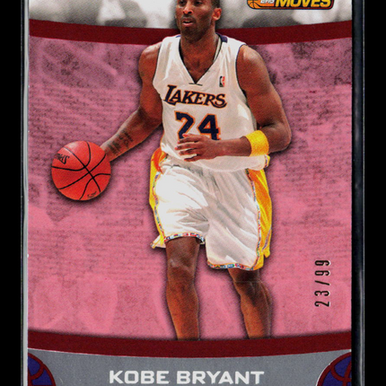 2007 Topps Trademark Moves Kobe Bryant #24 Red 23/99