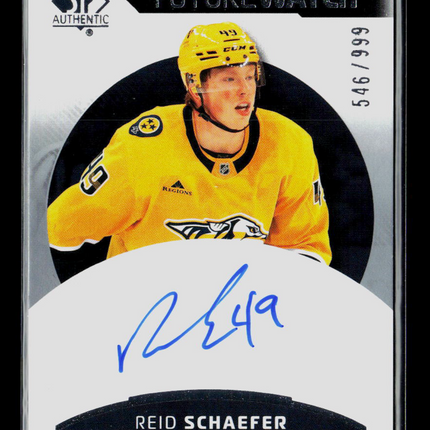 2026 Upper Deck SP Authentic Future Watch Reid Schaefer #FW-RS 546/999 Auto