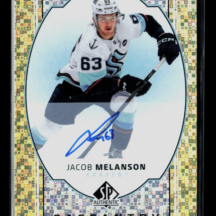 2025 Upper Deck SP Authentic Pageantry Autographs Jacob Melanson #P-86 Auto