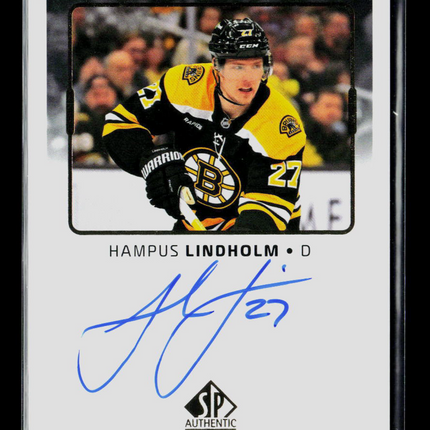 2026 Upper Deck SP Authentic Hockey Hampus Lindholm #UDA-HL Auto