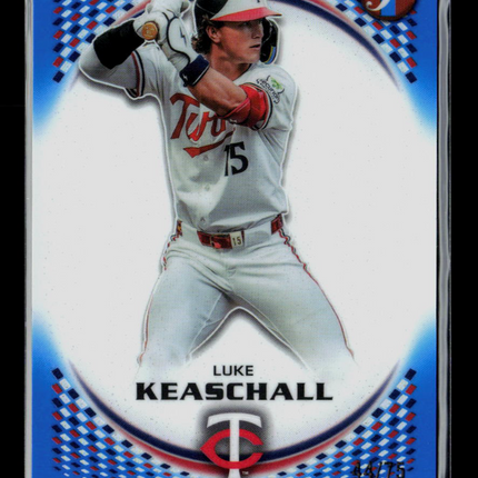 2026 Topps Pristine Luke Keaschall #118 Blue /75