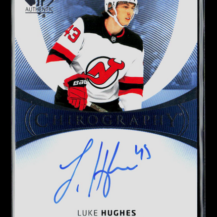 2026 Upper Deck SP Authentic Chirography Luke Hughes #C-LH Auto