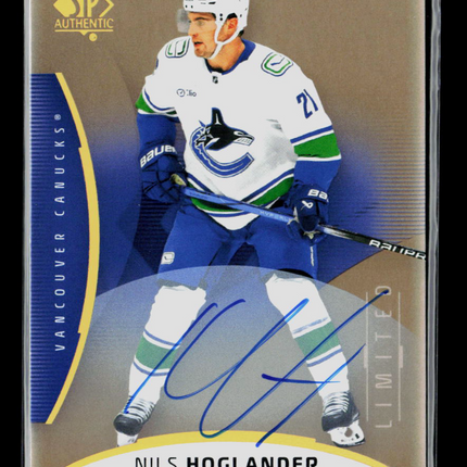 2024 Upper Deck SP Authentic Nils Hoglander #57 Limited Auto Auto