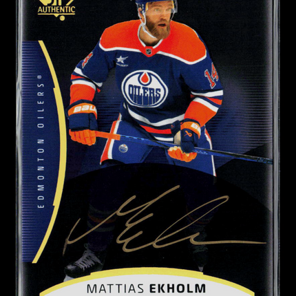 2025 Upper Deck SP Authentic Mattias Ekholm #79 Mystery Black Auto Auto
