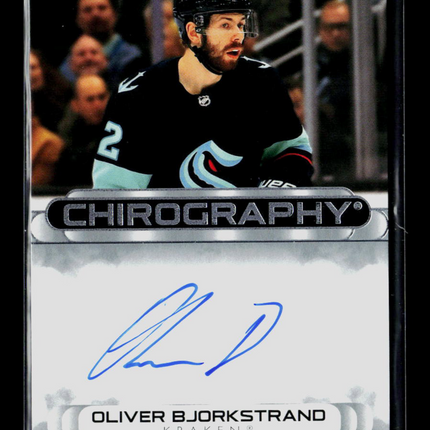 2024 Upper Deck SP Authentic Chirography Oliver Bjorkstrand #C-OB Auto