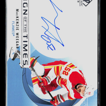 2025 Upper Deck SP Authentic Sign of the Times MacKenzie Weegar #SOTT-MW Auto