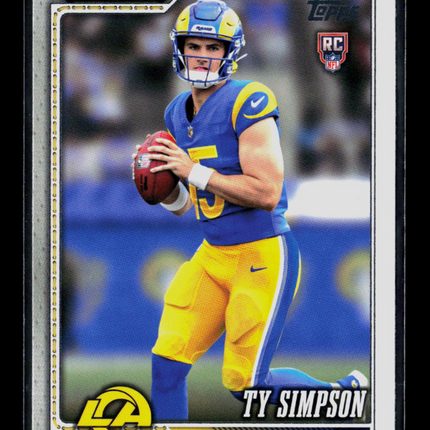 2026 Topps Ty Simpson #302 RC