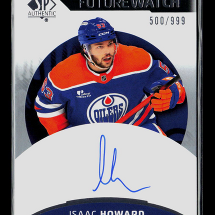 2026 Upper Deck SP Authentic Future Watch Isaac Howard #181 500/999 Auto