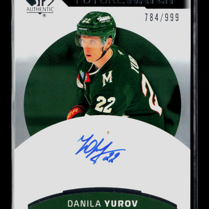 2026 SP Authentic Future Watch Danila Yurov #178 784/999 Auto