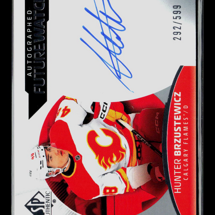 2026 Upper Deck SP Authentic Hunter Brzustewicz #165 Future Watch 292/599 Auto