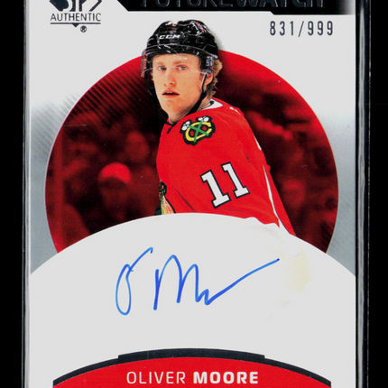 2025 SP Authentic Future Watch Oliver Moore #130 831/999 Auto