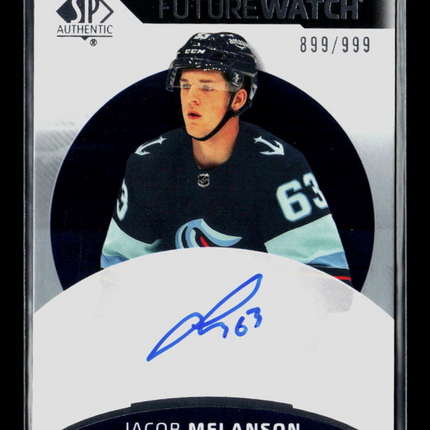 2026 Upper Deck SP Authentic Future Watch Jacob Melanson #121 899/999 Auto