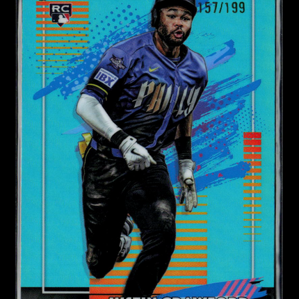2026 Topps Finest Justin Crawford #123 157/199 RC