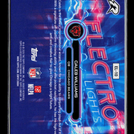 2026 Topps Resurgence Electro Lights Caleb Williams #EL-10