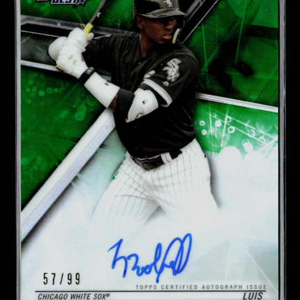 2018 Bowman's Best Luis Robert #B18-LR Green Refractor 57/99 Auto