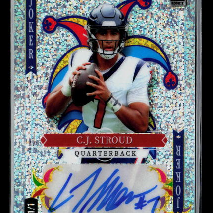 2023 Wild Card 5 Card Draw Stacked Deck C.J. Stroud #SD-CSA 1/1 Auto