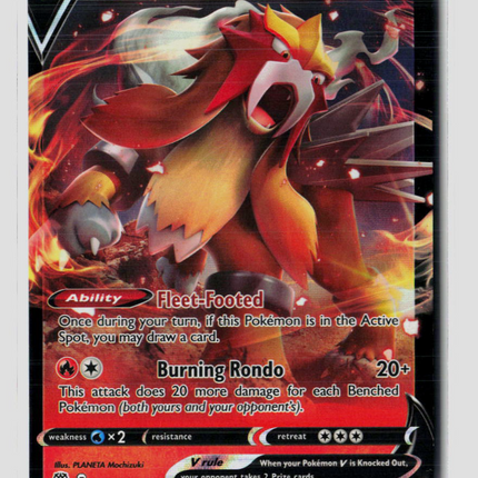 Pokemon 2022 Brilliant Stars Entei V #22/172