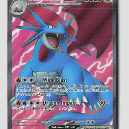 Pokemon 2025 Journey Together Salamence EX UR FA #177/159