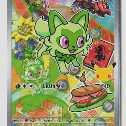 Pokemon Mega Evolution Sprigatito #MEP EN 061