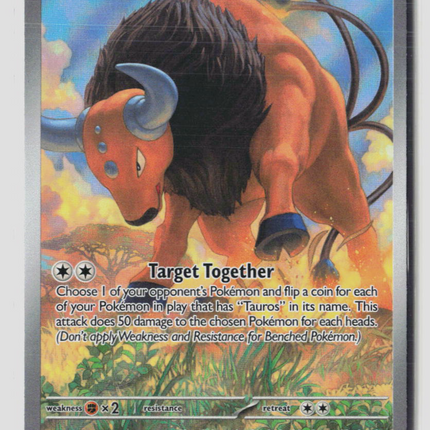 Pokemon 2026 Chaos Rising Tauros #96/86