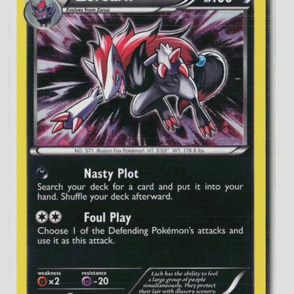 Pokemon 2011 Black & White Zoroark #BW09