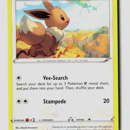 Pokemon 2021 Evolving Skies Eevee #125/203