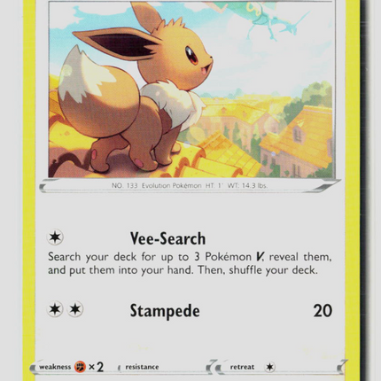 Pokemon 2021 Evolving Skies Eevee #125/203