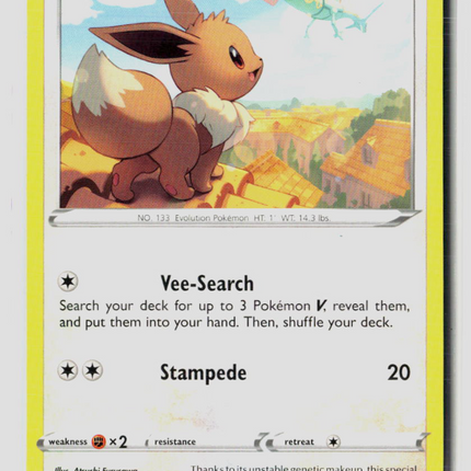 Pokemon 2021 Evolving Skies Eevee #125/203