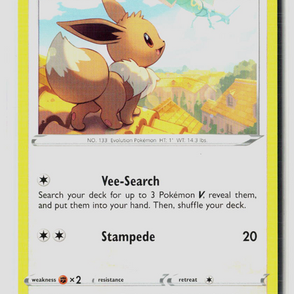 Pokemon 2021 Evolving Skies Eevee #125/203