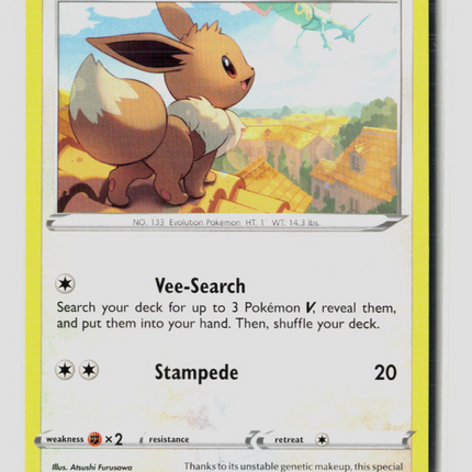 Pokemon 2021 Evolving Skies Eevee #125/203