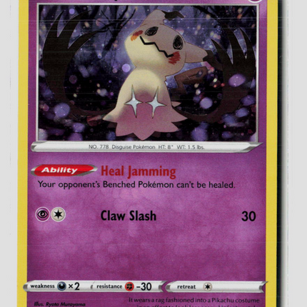 Pokemon 2020 Darkness Ablaze Mimikyu #81/189 Cosmos Holo