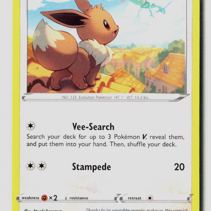 Pokemon 2021 Evolving Skies Eevee #125/203