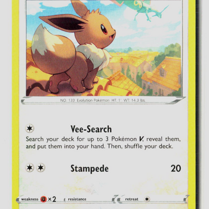 Pokemon 2021 Evolving Skies Eevee #125/203